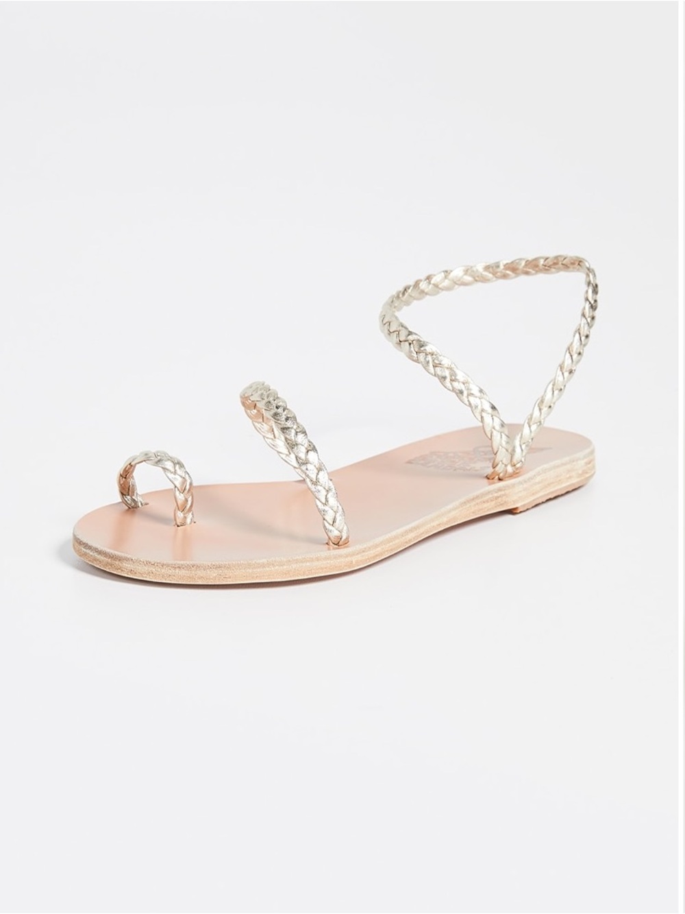 Ancient Greek Eleftharia Sandals 40 Platinum